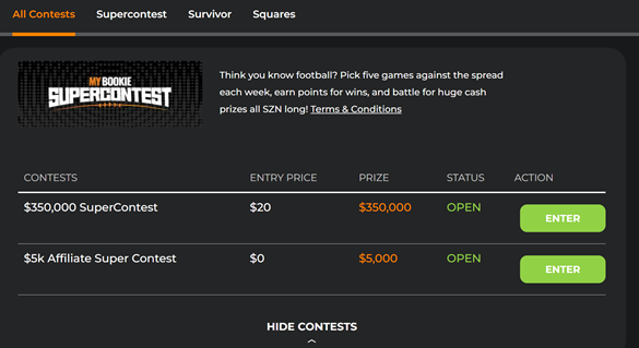 WebPartners Affiliate SuperContest is OPEN!